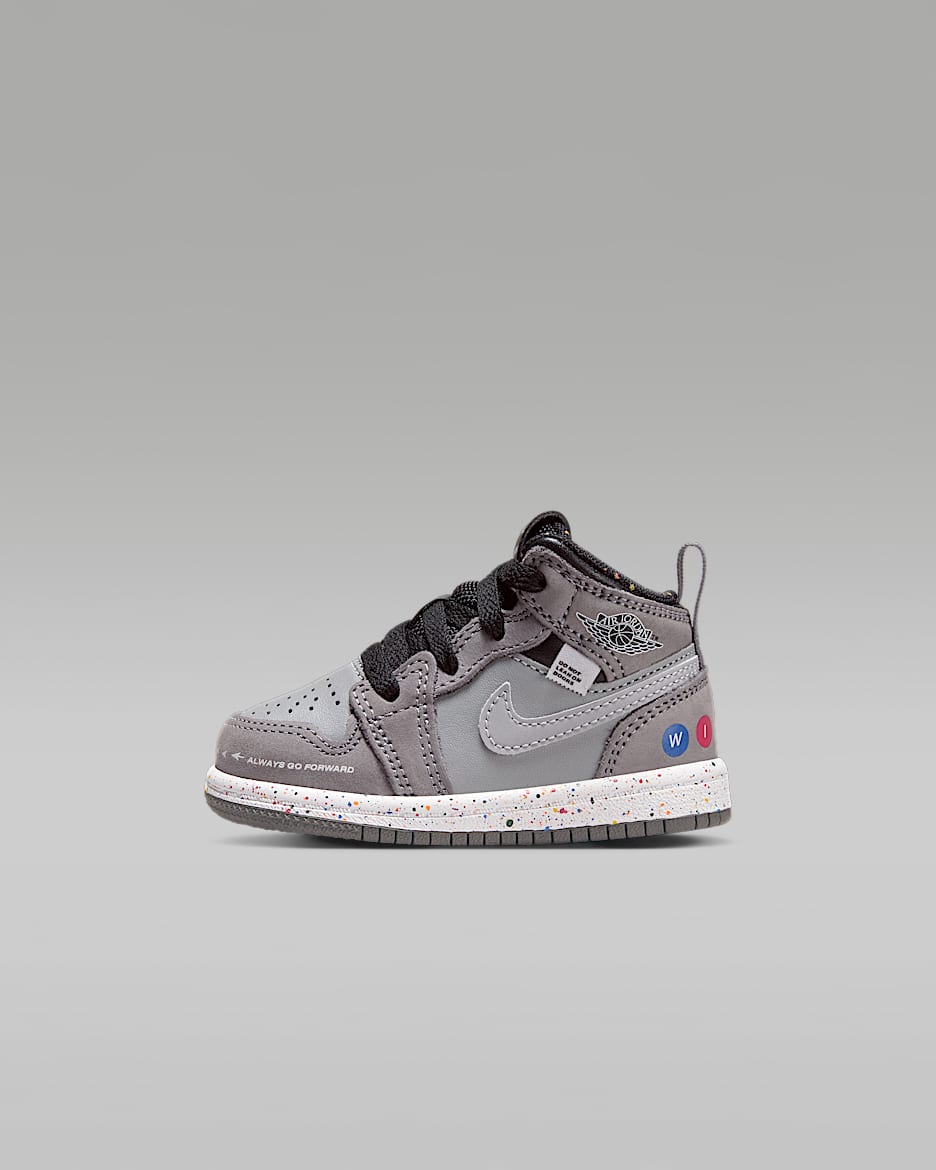 Jordan 1 Mid Wings Baby Toddler Shoes